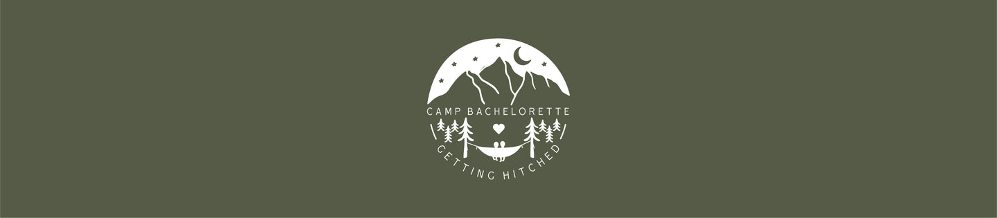 Camp Bachelorette Party Theme, Collection, Favors, Gifts, Accessories