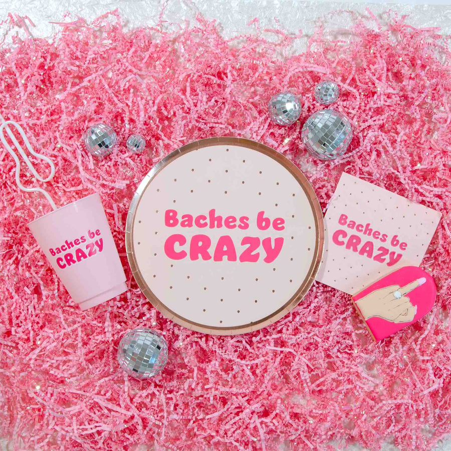 Baches Be Crazy Bachelorette Party Napkins, Plates and Cups