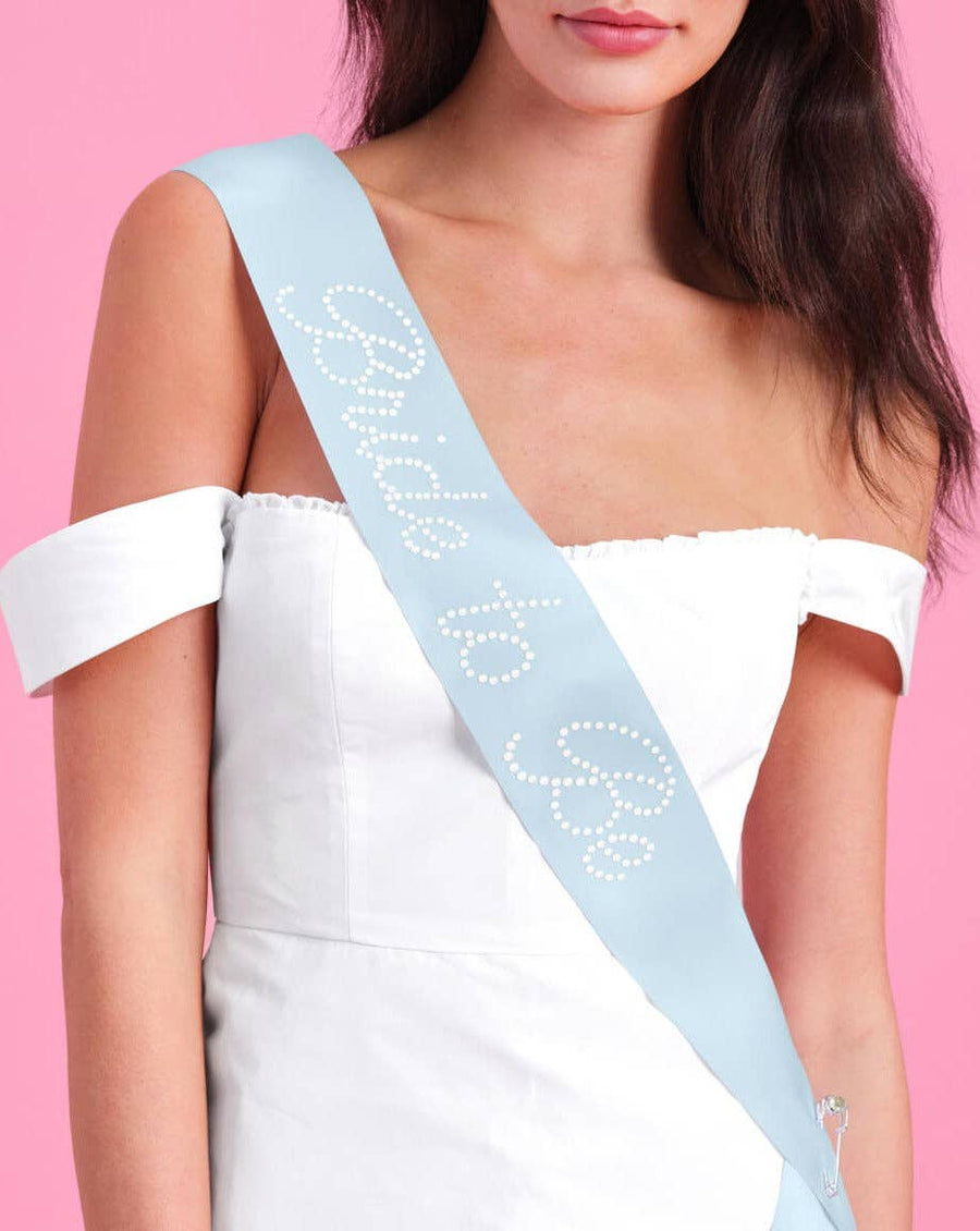 Something Blue Bride To Be Sash | Bridal Gifts, Favors, Accessories
