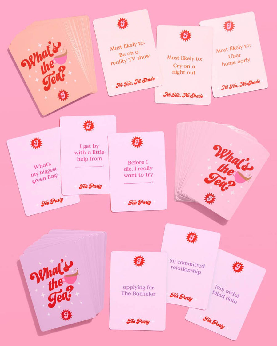 What's the Tea? Party Game | Bachelorette Party Drinking Games