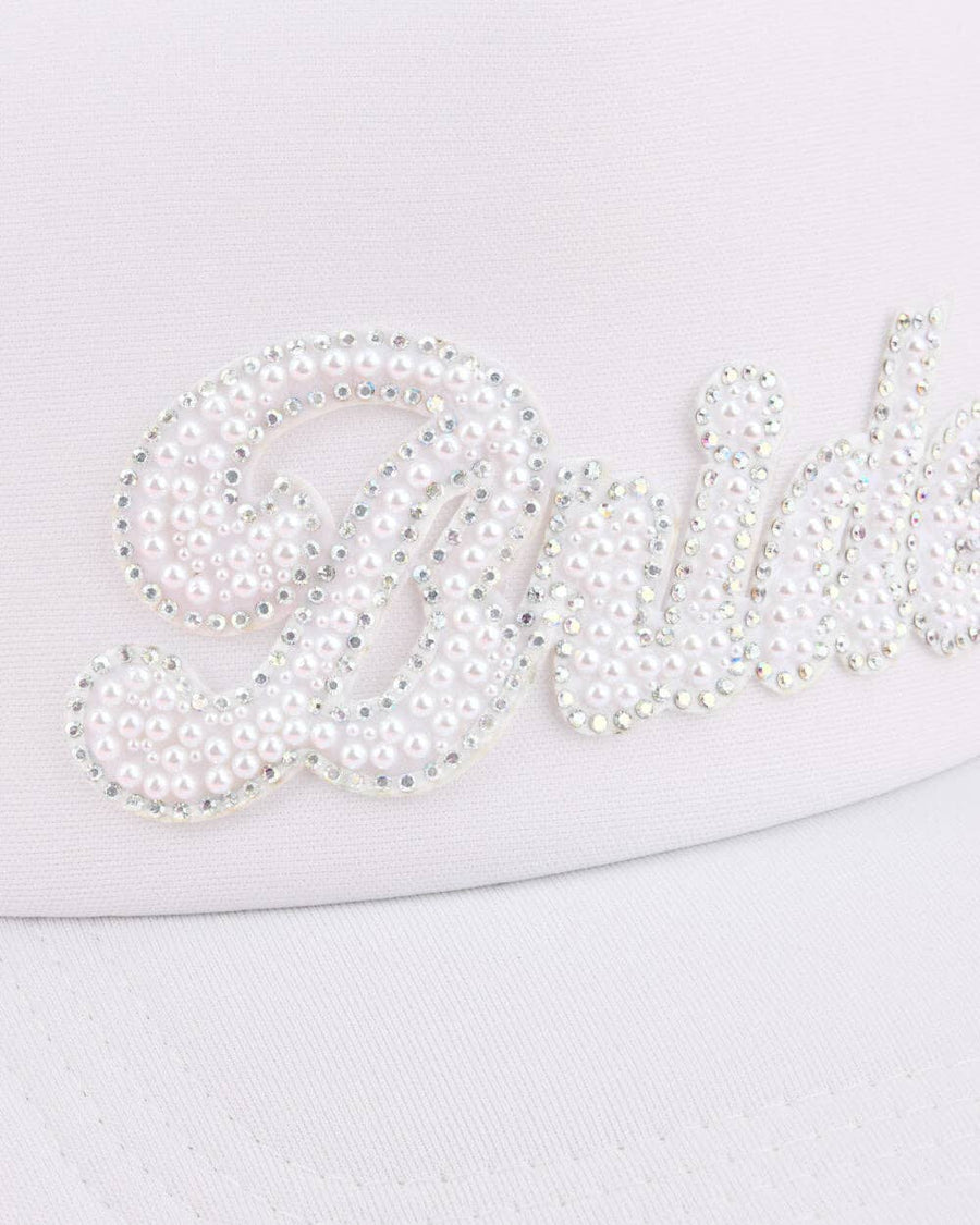 Pearl Bride Trucker Hat with Veil | Bridal Gifts & Accessories