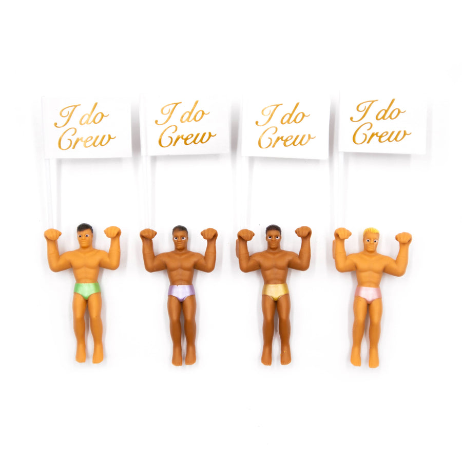 I Do Crew Drink Markers (4 Pack) | Bachelorette Party Gifts, Favors, Accessories