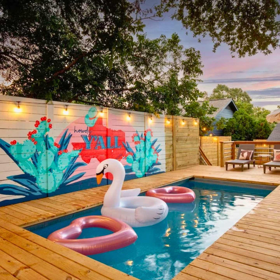 Austin Bachelorette Party Guide- Where To Stay | Cowgirl Casa ATX with BacheloretteStays