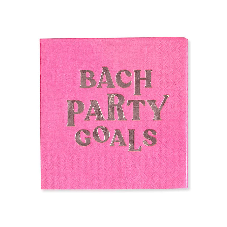 Bach Party Goals Bachelorette Party Napkins