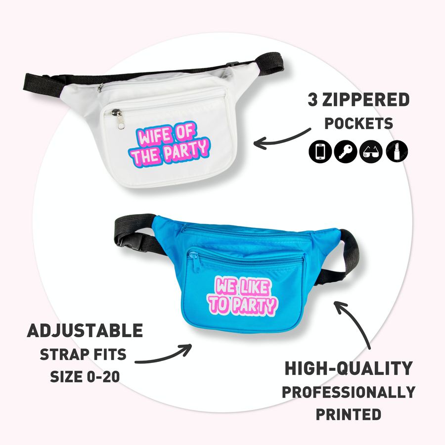 Wife Of The Party 1990s Fanny Packs
