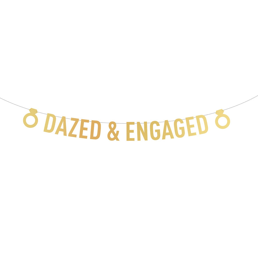 Bachelorette Party Banner - Dazed And Engaged