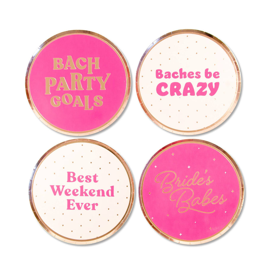 Bachelorette Party Paper Plates (12 Pack)