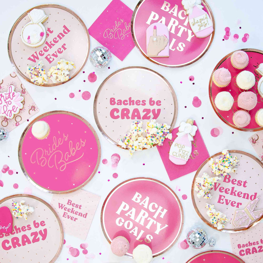 Bachelorette Party Paper Plates (12 Pack)