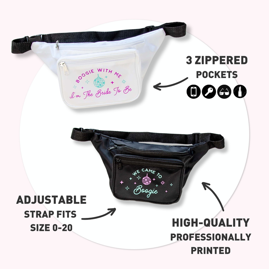 Bride's Last Disco Fanny Packs