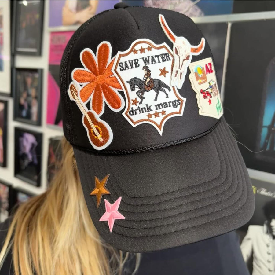 Scottsdale Bachelorette Party Ideas - Custom Hat and Charm Bar at Rockin Street Wear