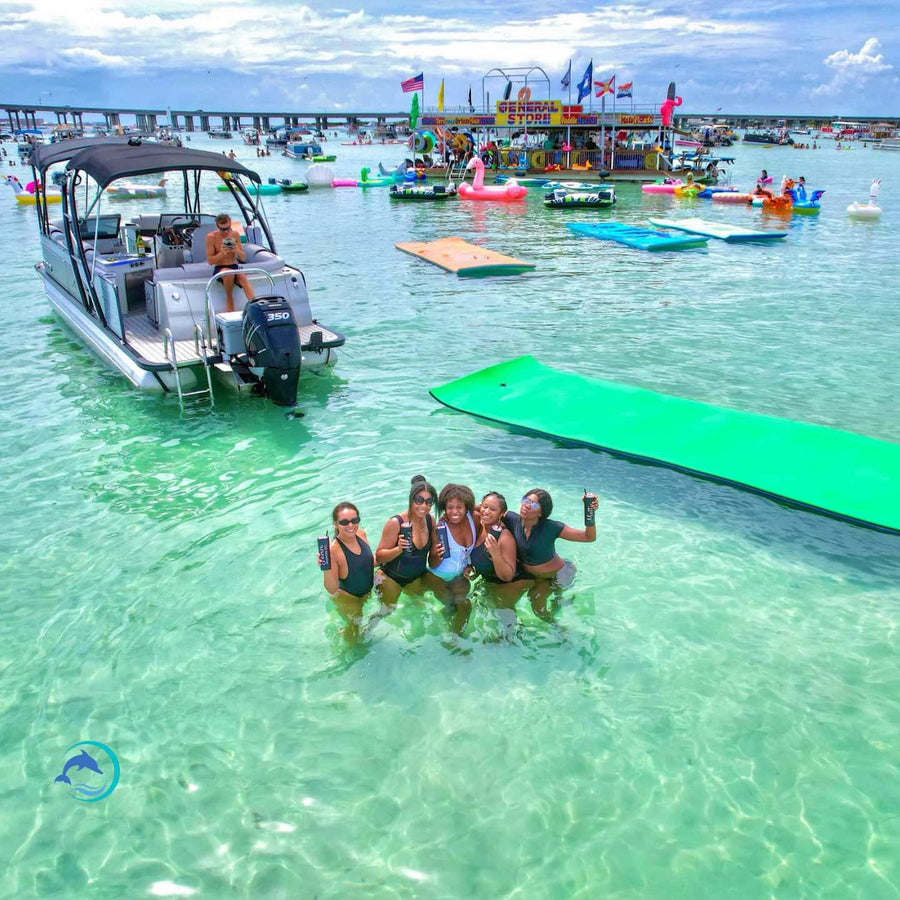 Destin Bachelorette Party Ideas and Itinerary - Crab Island Luxury Adventures | Stag & Hen