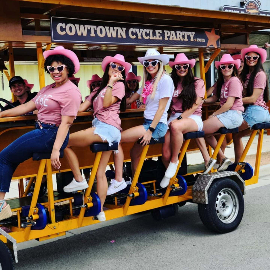 Fort Worth Bachelorette Party Ideas - Cowtown Cycle Party | Stag & Hen