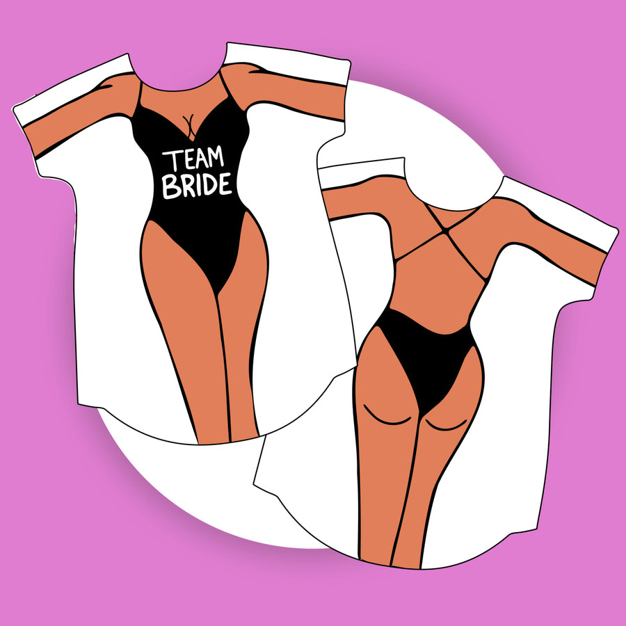 Team Bride Swimsuit Shirts