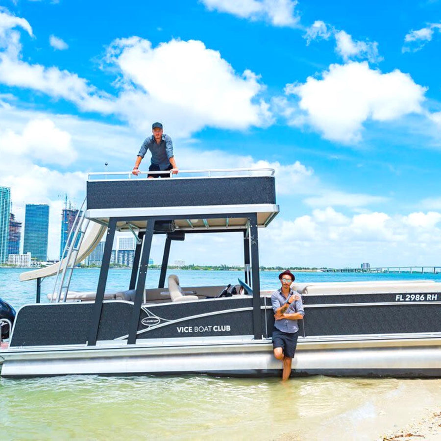 Private Bachelorette Party Pontoon with Vice Boat Club