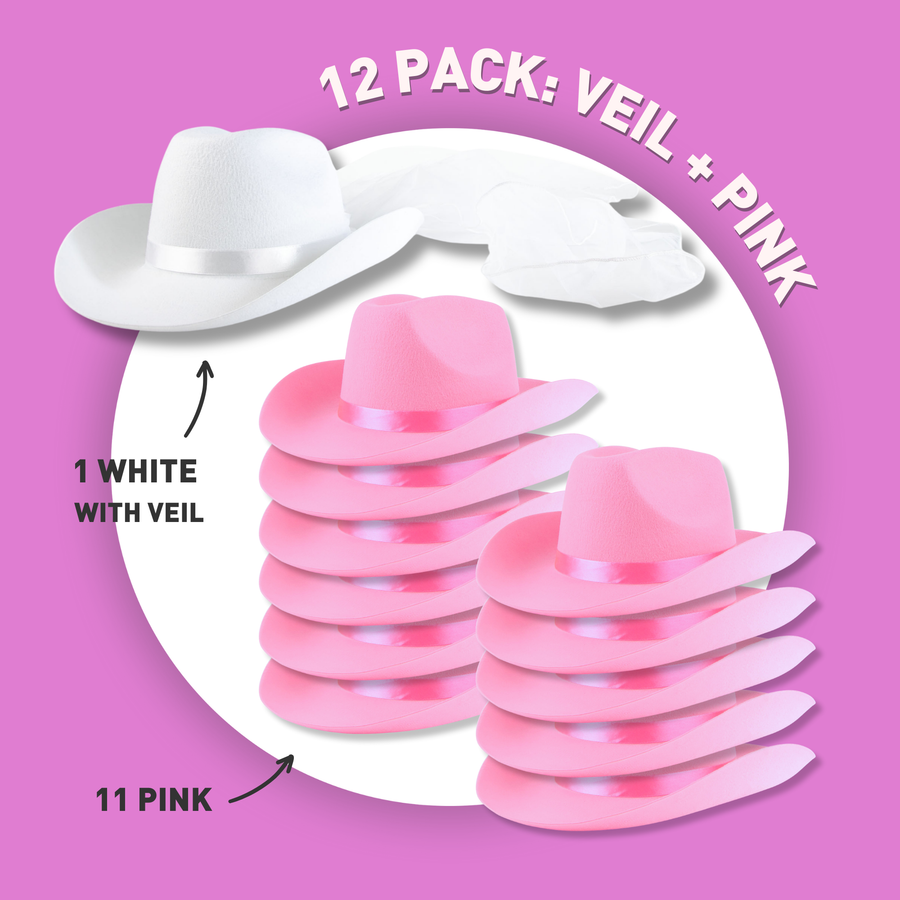 Cowgirl Hat Veil