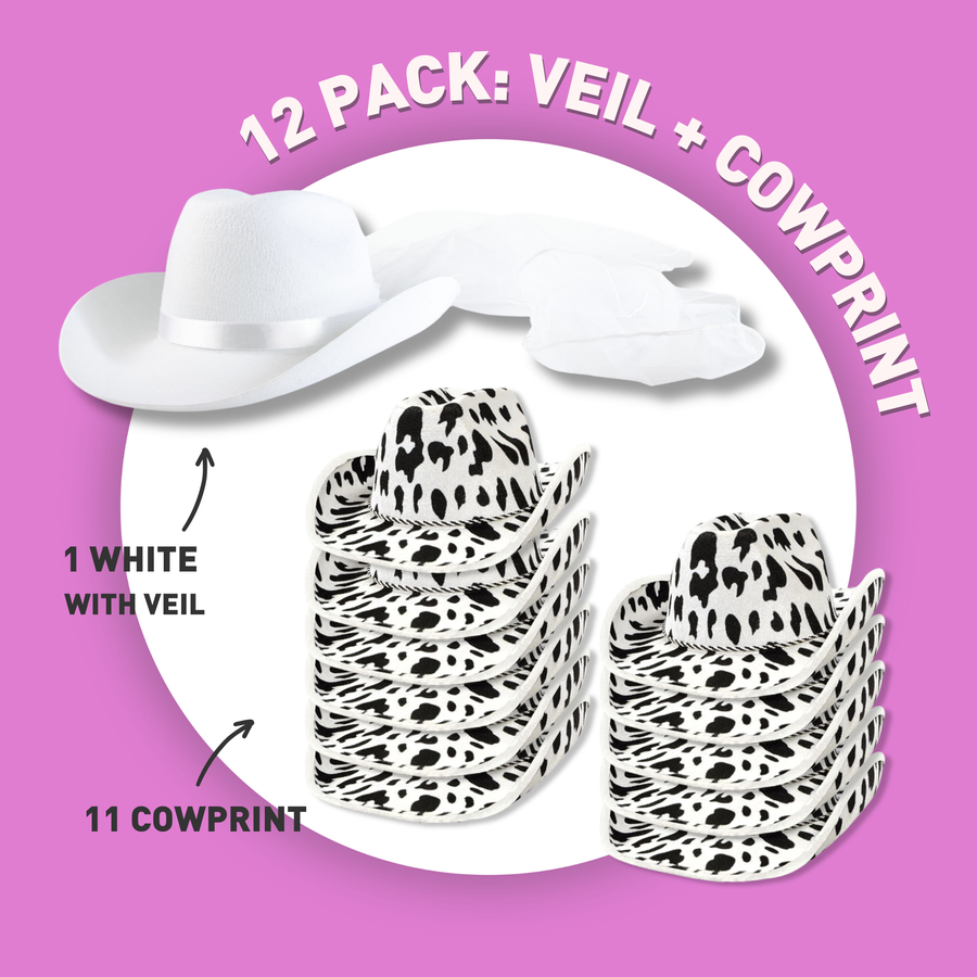 Cowgirl Hat Veil