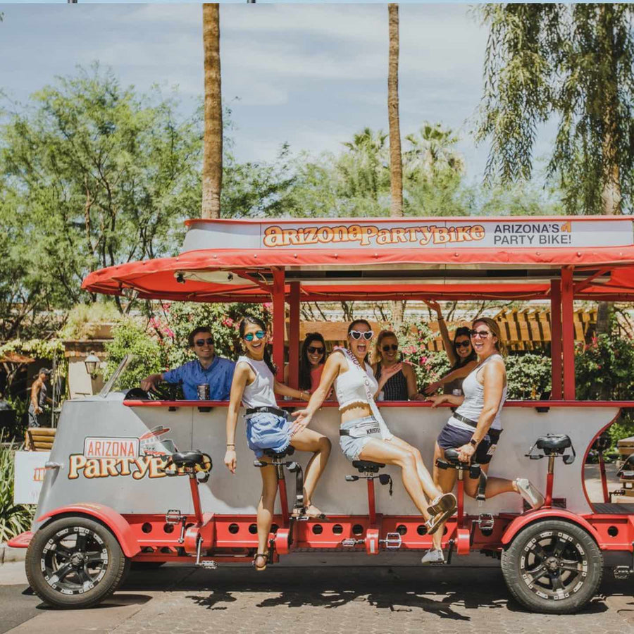 Scottsdale Bachelorette Party Ideas - Pedal Pub with Arizona Party Bike