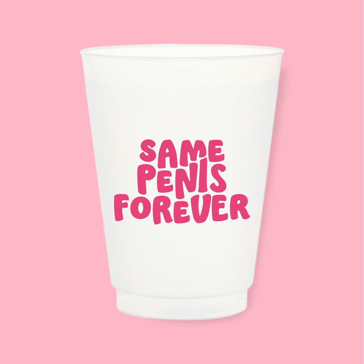 Same Penis Forever Bachelorette Party Cups - Bridesmaids and Bridal Gifts, Favors, Accessories, Ideas 