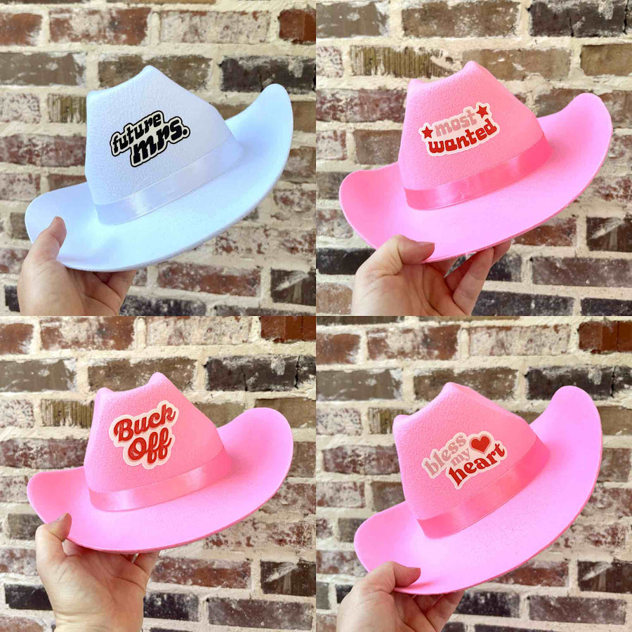 Not Our First Rodeo Custom Cowgirl Hats