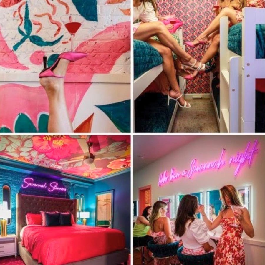 Savannah Bachelorette Party Guide- Where To Stay | The Cotton Belle with BacheloretteStays