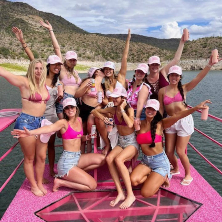Scottsdale Bachelorette Party Activity Ideas | Pink Party Boat with Pink Boat Tours | Stag & Hen