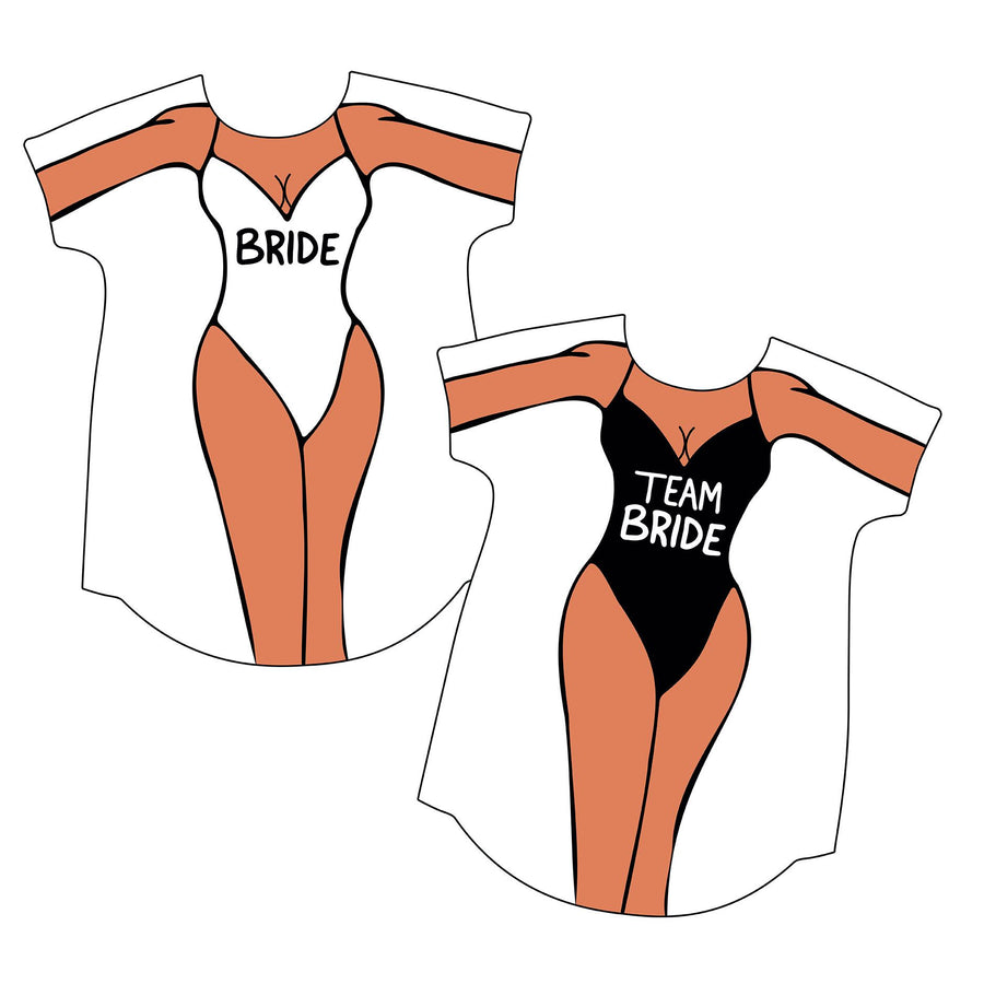 Team Bride Swimsuit Shirts