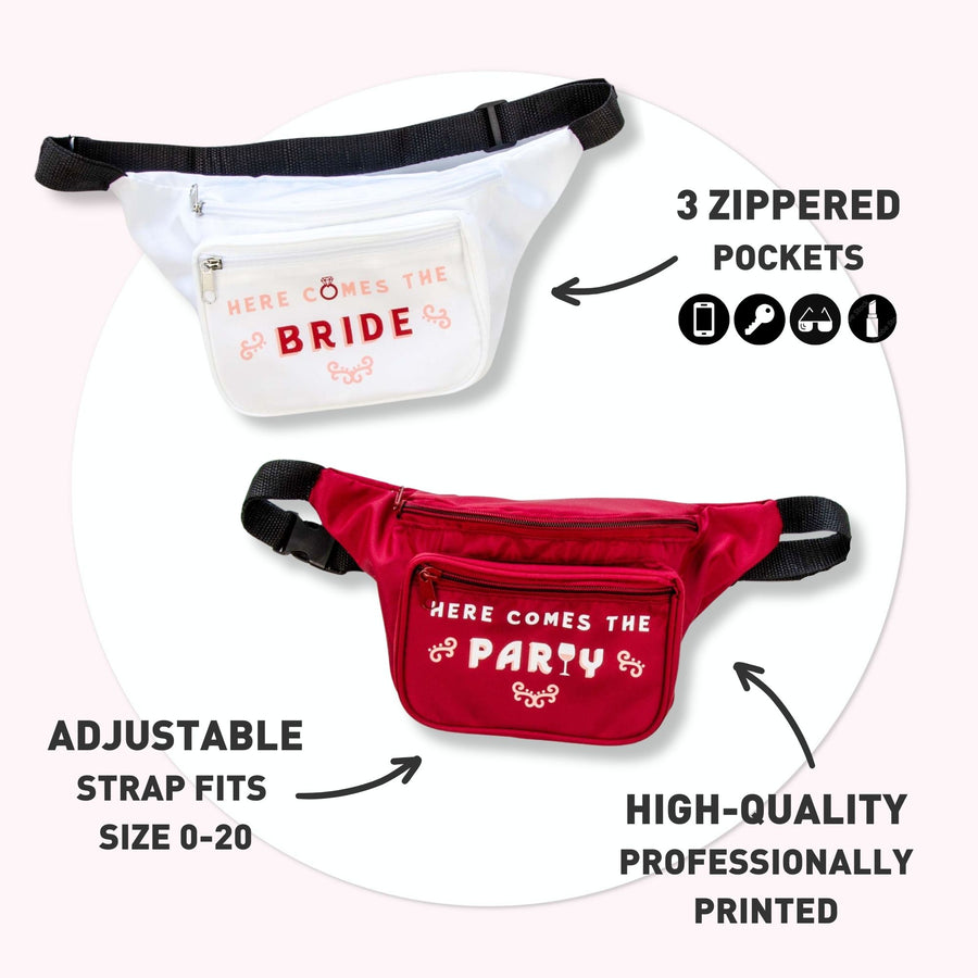 Vino Before Vows Fanny Packs