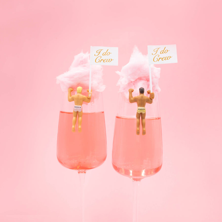 I Do Crew Drink Markers (4 Pack) | Bachelorette Party Gifts, Favors, Accessories