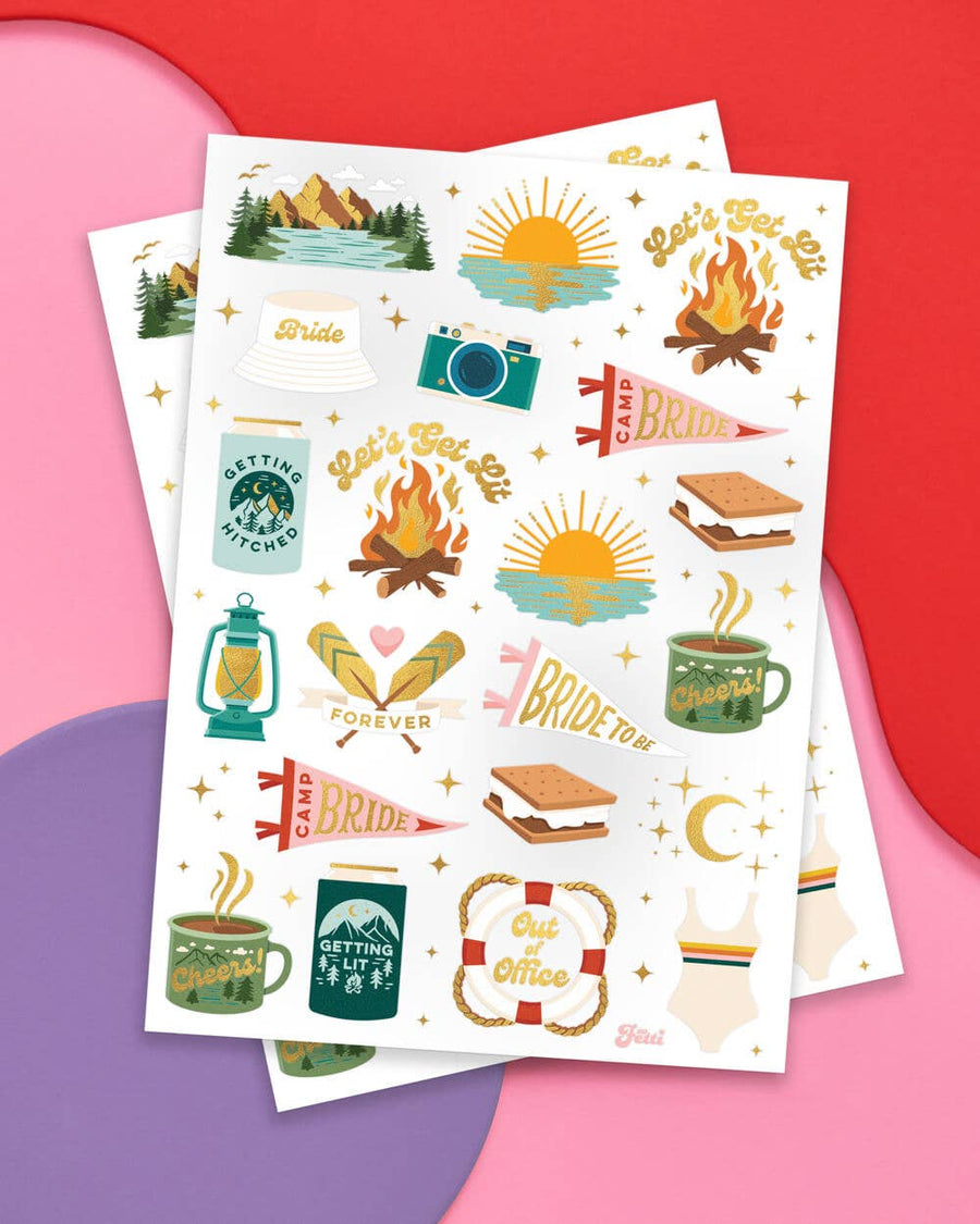 Camp Bachelorette Temporary Tattoos | Bridal Party Gifts, Favors, Accessories