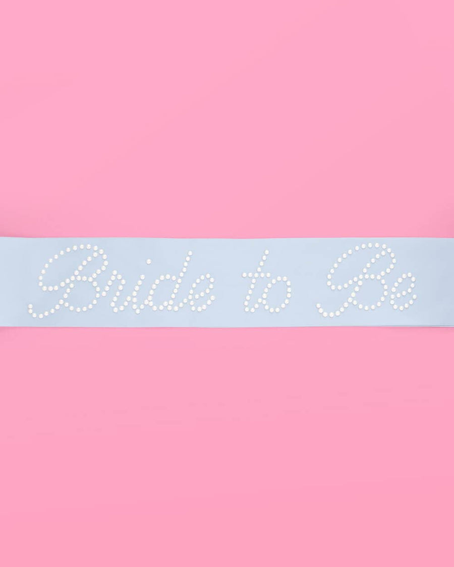 Something Blue Bride To Be Sash | Bridal Gifts, Favors, Accessories