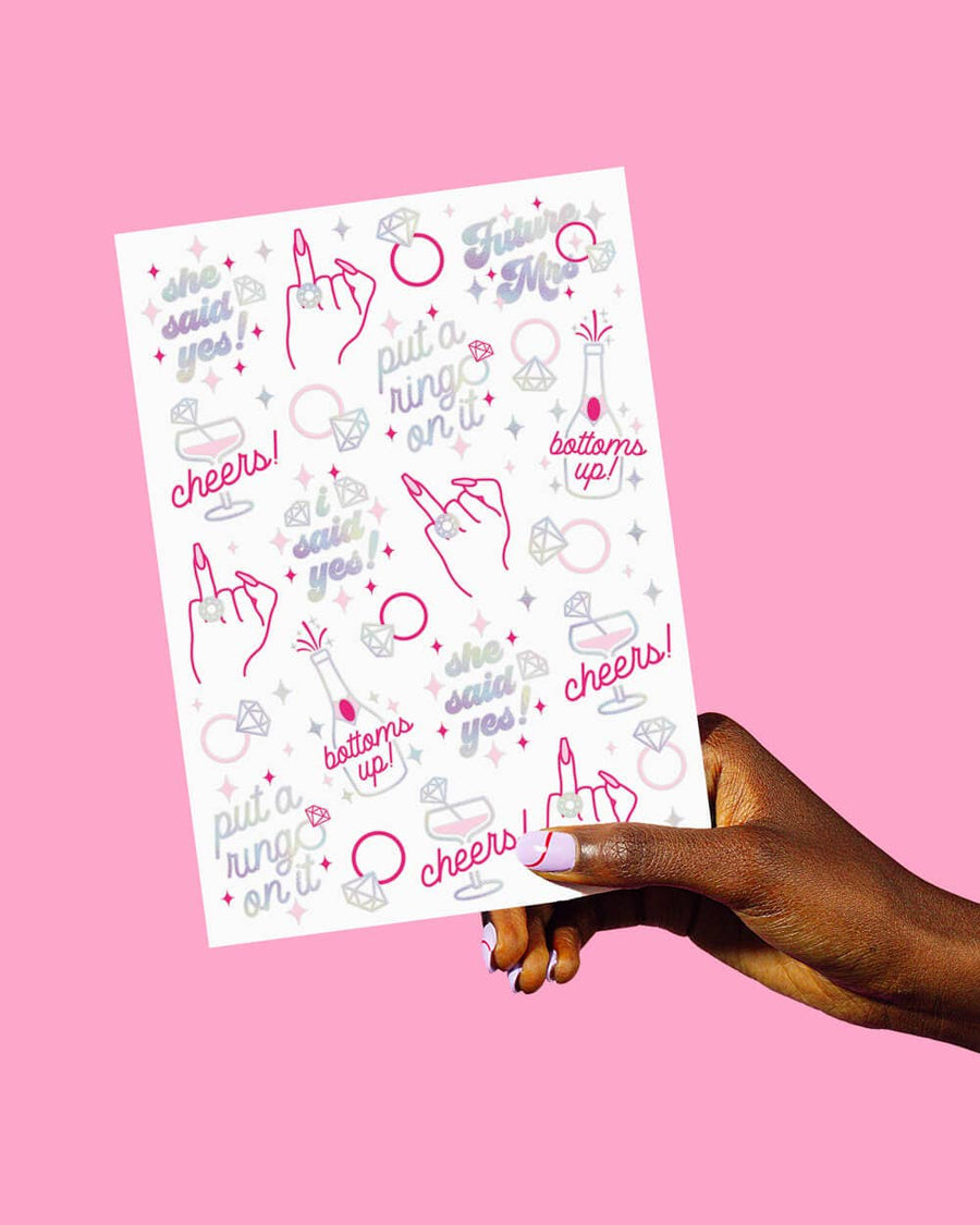 Put A Ring On It! Temporary Tattoos | Bridal Party Gifts, Favors, Accessories
