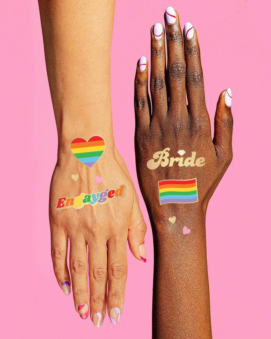 Two Brides Are Better Than One Temporary Tattoos | Bridal Party Gifts, Favors, Accessories