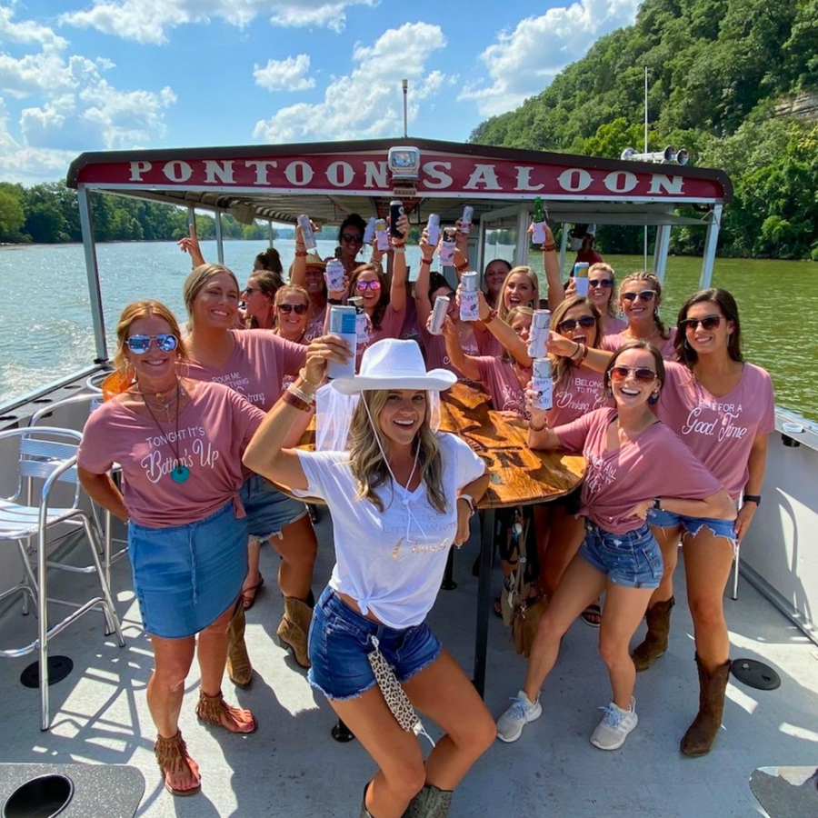 Nashville Bachelorette Party, Activities, Itinerary, Ideas - The Pontoon Saloon