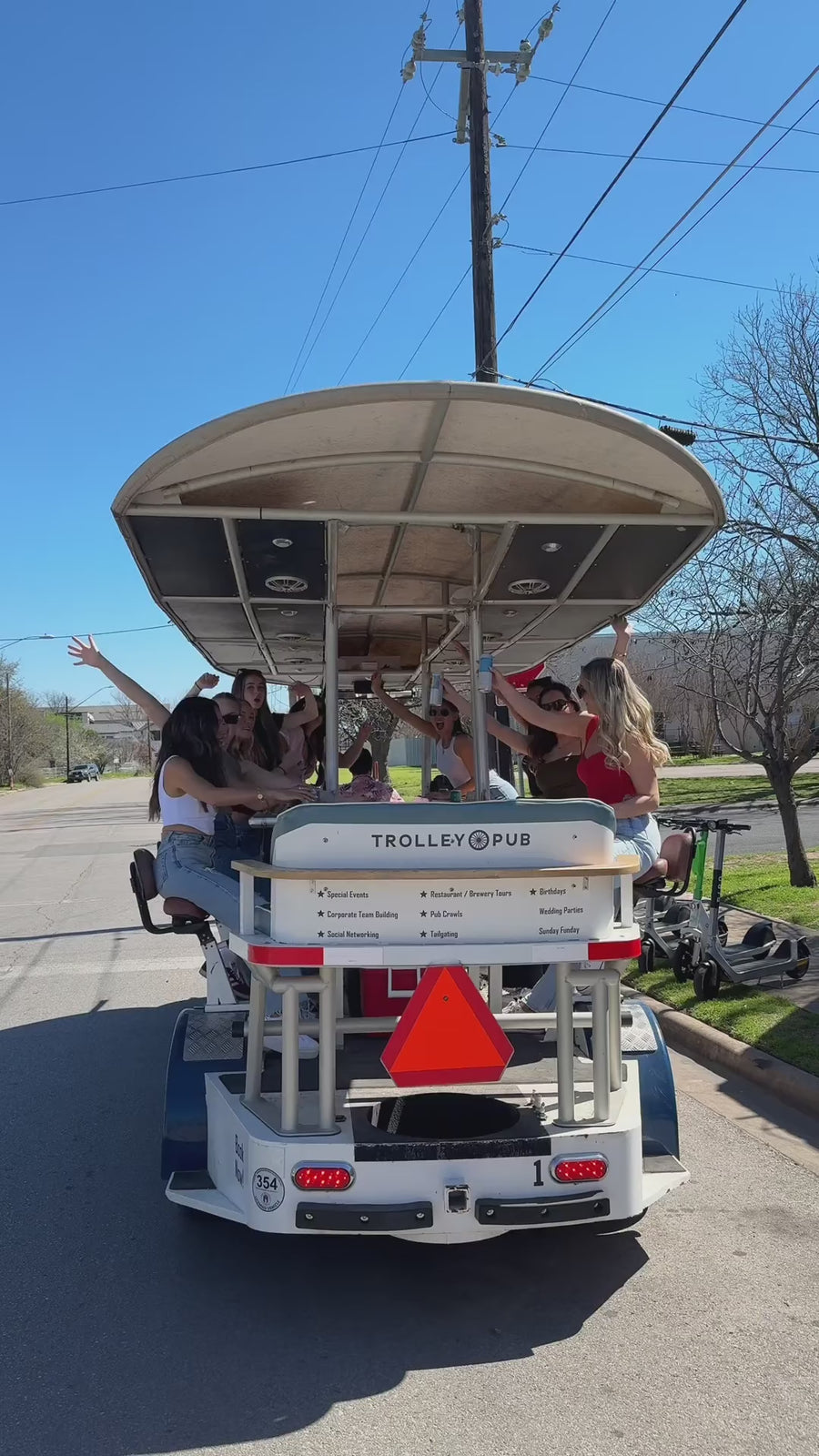 Austin Bachelorette Party Activities - Trolley Pub Austin