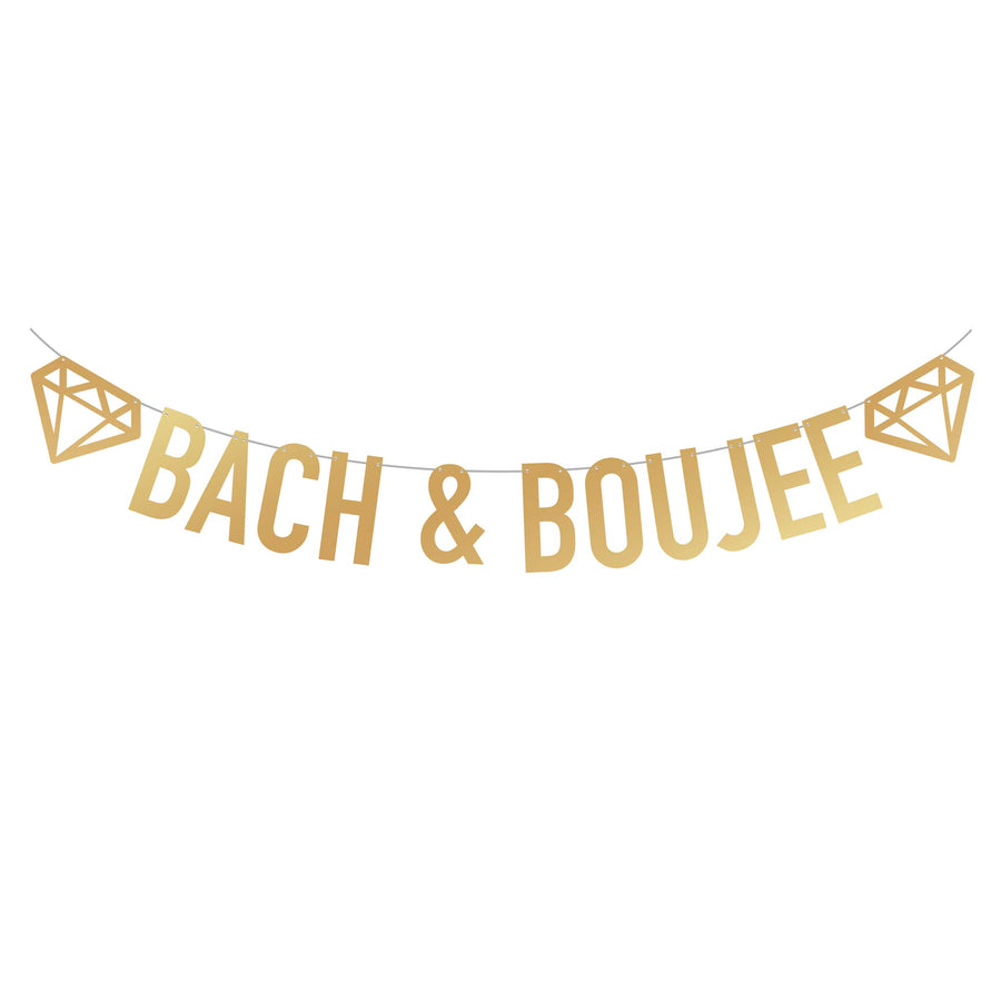 Bachelorette Party Banner | Bach & Boujee | Stag & Hen
