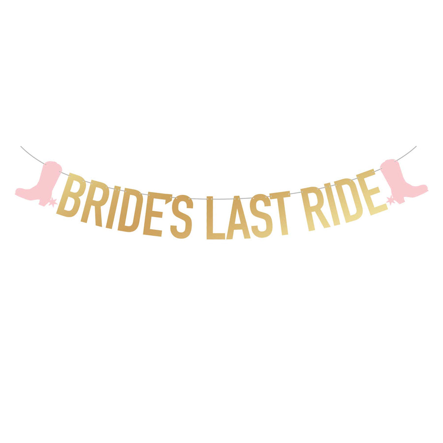 Bride's Last Ride Banner