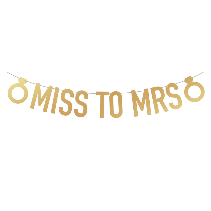 Miss To Mrs Bachelorette Party Banner | Stag & Hen