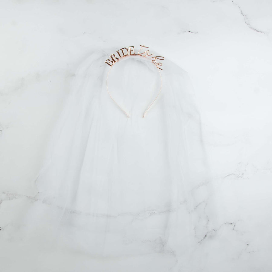 Bridal Headband with Veil | Bachelorette Party, Bridal Accessories, Gifts Favors Decorations