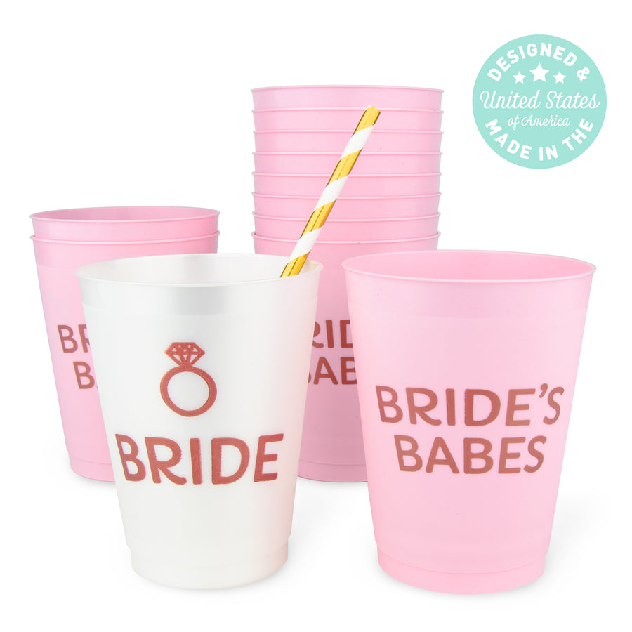 Bachelorette Party Cups, Tumblers, Drinkware | Bride's Babes Bachelorette Party