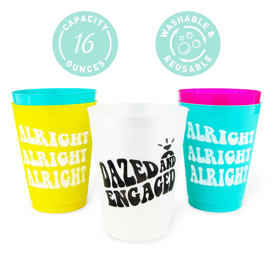 Bachelorette Party Cups | Dazed & Engaged Drinkware, Gifts, Favors, Accessories