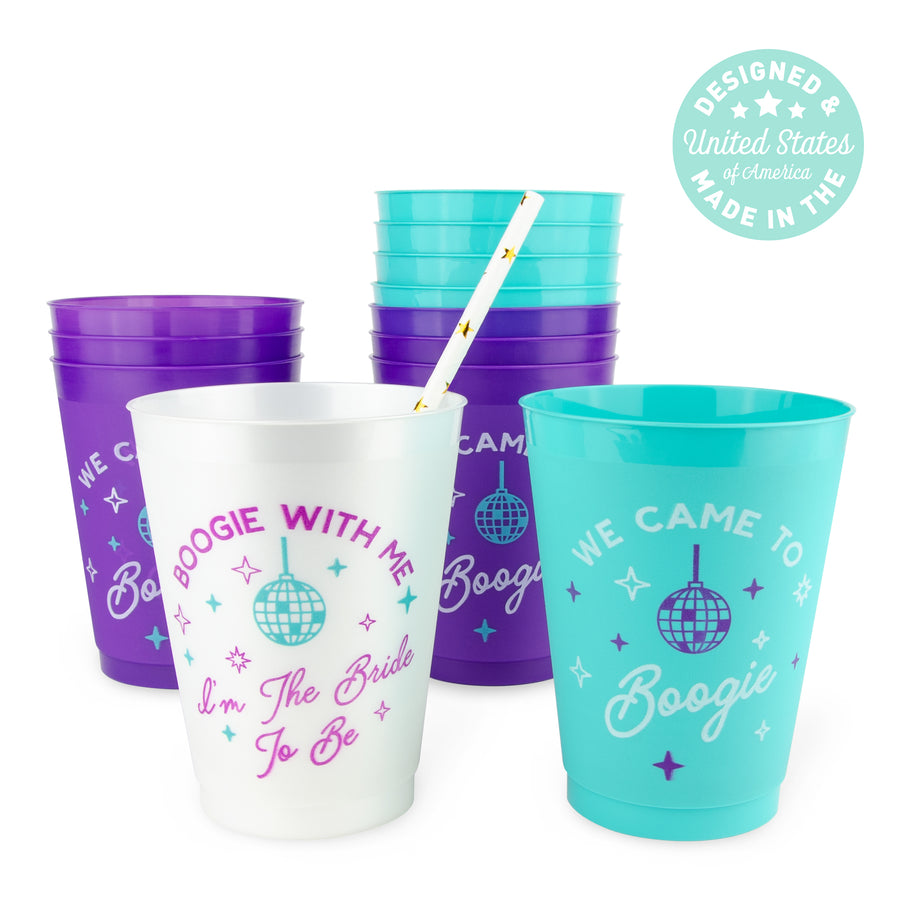 Disco Ball Cup With Clear Straw Bachelorette Party Tumbler Bridal Party  Favors DISCOB 