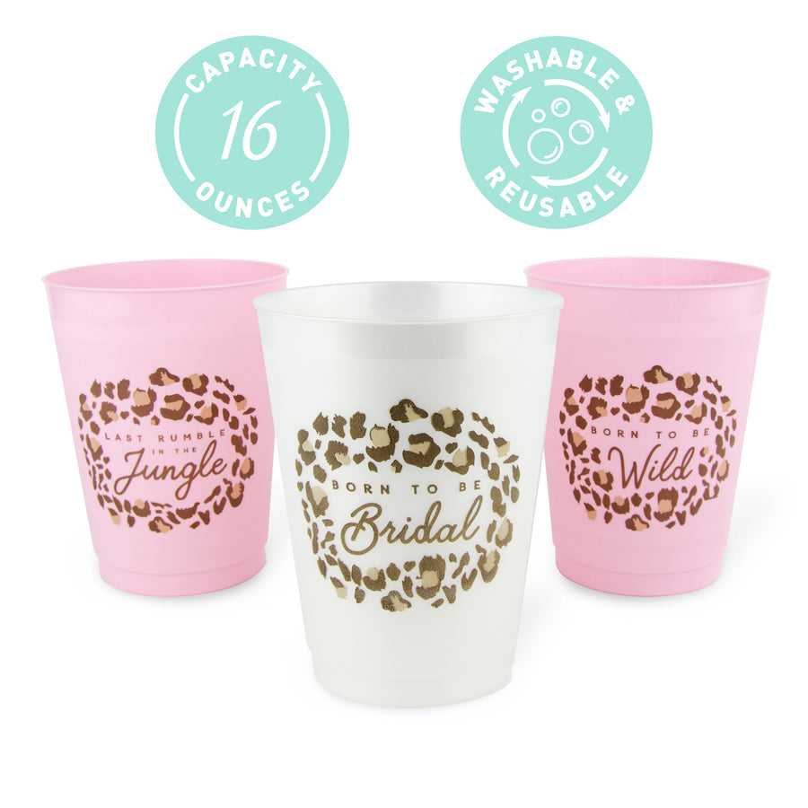Bachelorette Party Cups, Tumblers, Drinkware | Last Ruble In The Jungle Bachelorette Party