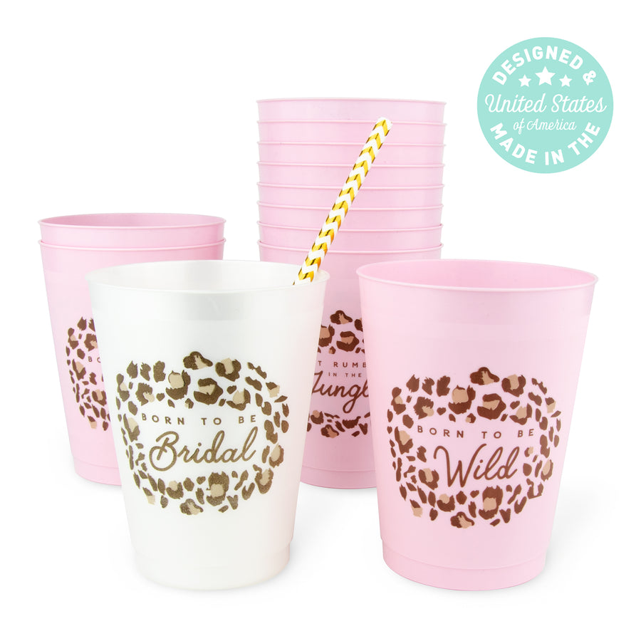 Bachelorette Party Cups, Tumblers, Drinkware | Last Ruble In The Jungle Bachelorette Party