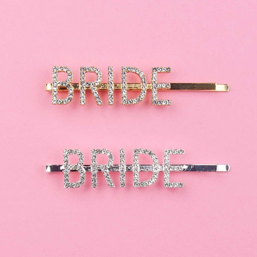 Bachelorette Party Gifts - Rhinestone BRIDE Barrette - Bridal Party Accessories, Supplies, Favors