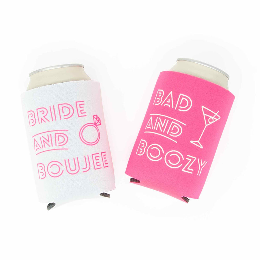 Bach & Boujee Hot Pink Can Coolers