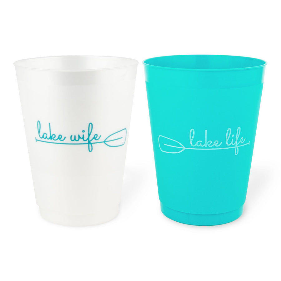 Bachelorette Party Cups, Tumblers, Drinkware | Lake Life, Lake Wife