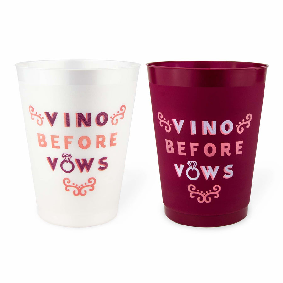 Bachelorette Party Cups | Vino Before Vows, Winery, Vineyard, Wine Country Drinkware, Gifts, Accessories, Favors