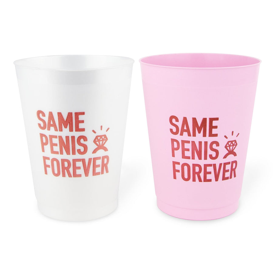 Same Penis Forever Cups & Penis Straws - Yippee Daisy