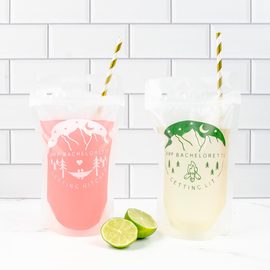 Camp Bachelorette Party Drink Pouches | Bachelorette Party Gifts, Favors, Accessories, Supplies, Decorations