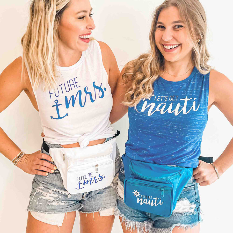 Nautical Bachelorette Party Shirts | Let's Get Nauti Bachelorette Party Tanks, Gifts, Favors, Accessories, Supplies